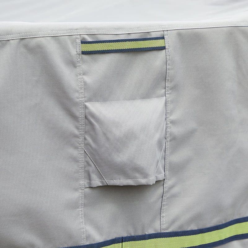 Duck Covers DUCKCOVERS Soteria Waterproof 96 Inch Rectangular/Oval Patio Table with Chairs Cover, Outdoor Table and Chair Cover - Image 4